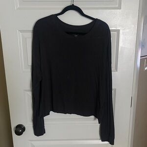 Z Supply Charcoal Long Sleeve Top